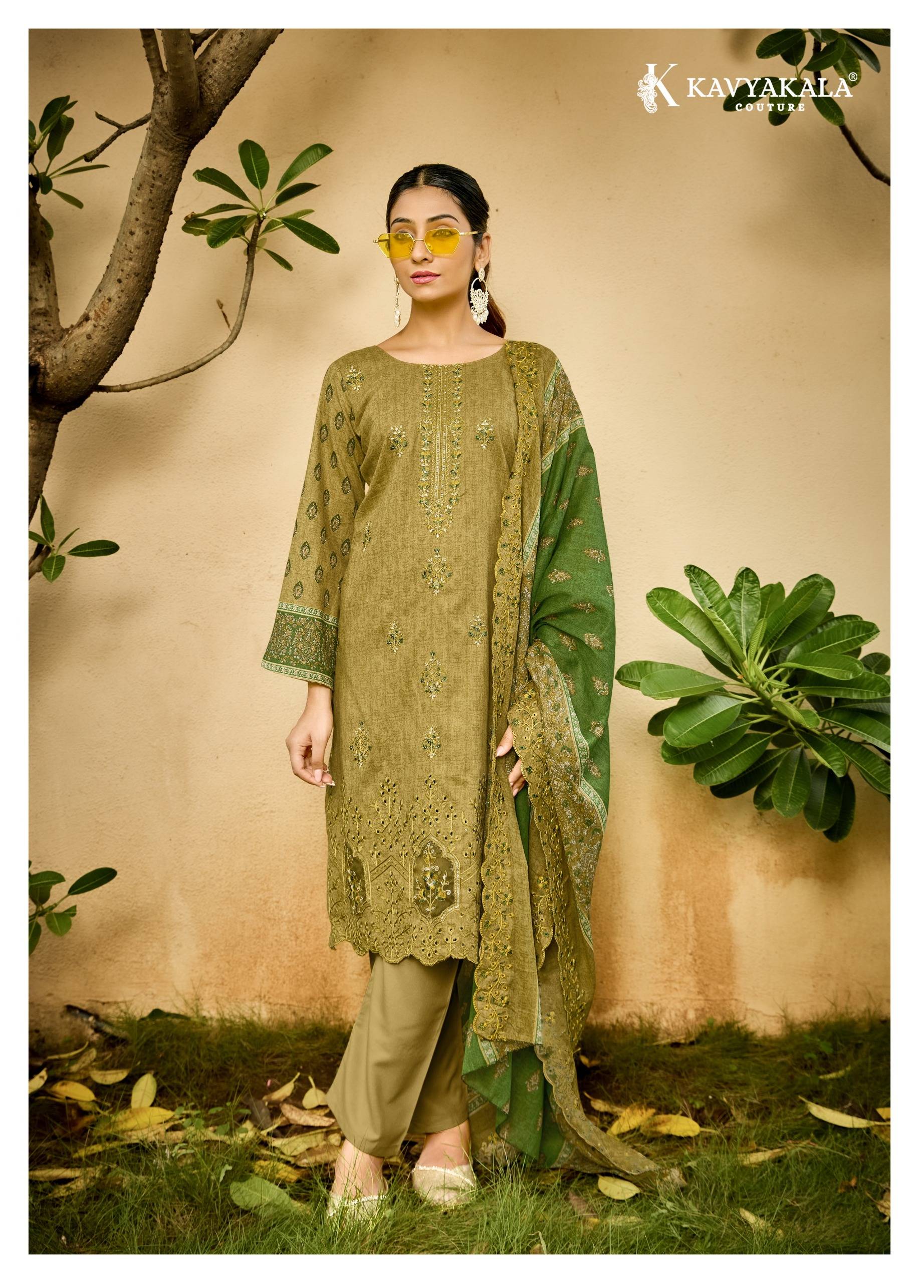 AAFREEN BY KAVYA‎‎ KALA 1001 To 1006 Series Beautiful Festive Suits Stylish Fancy Colorful Casual Wear & Ethnic Wear Lawn Cotton Print Dresses At Wholesale Price